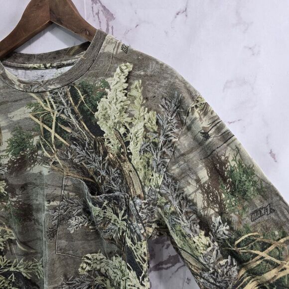 Redhead T Shirt Mens Small Advantage Max 1 Long Sleeve Cotton Camo Grassland - Picture 10 of 11